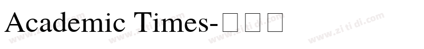 Academic Times字体转换